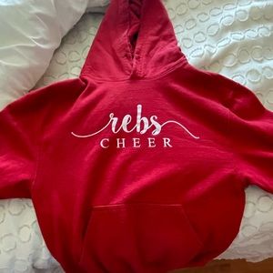 tultex sweatshirt, girls small, red